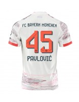 Bayern Munich Aleksandar Pavlovic #45 Vieraspaita 2025-26 Lyhythihainen